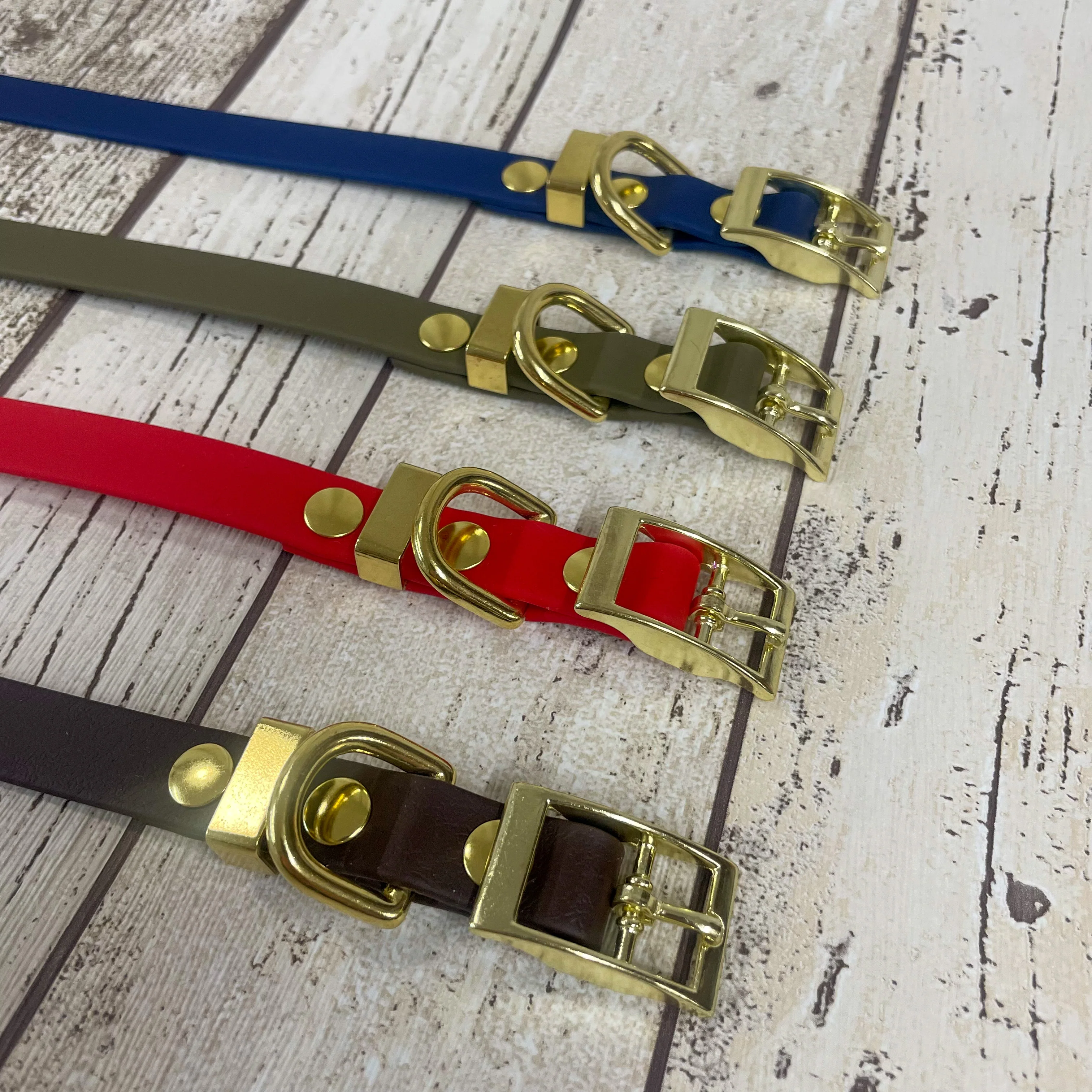 Waterproof Classic Vegan Leather Dog Collar - Image 6