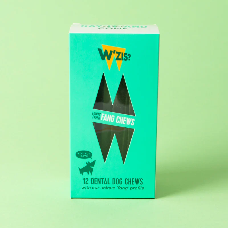W'Zis Dental Fang Veggie Dog Chews