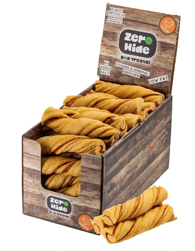 Zero Hide Chicken Puffed Stick 5" for Dogs